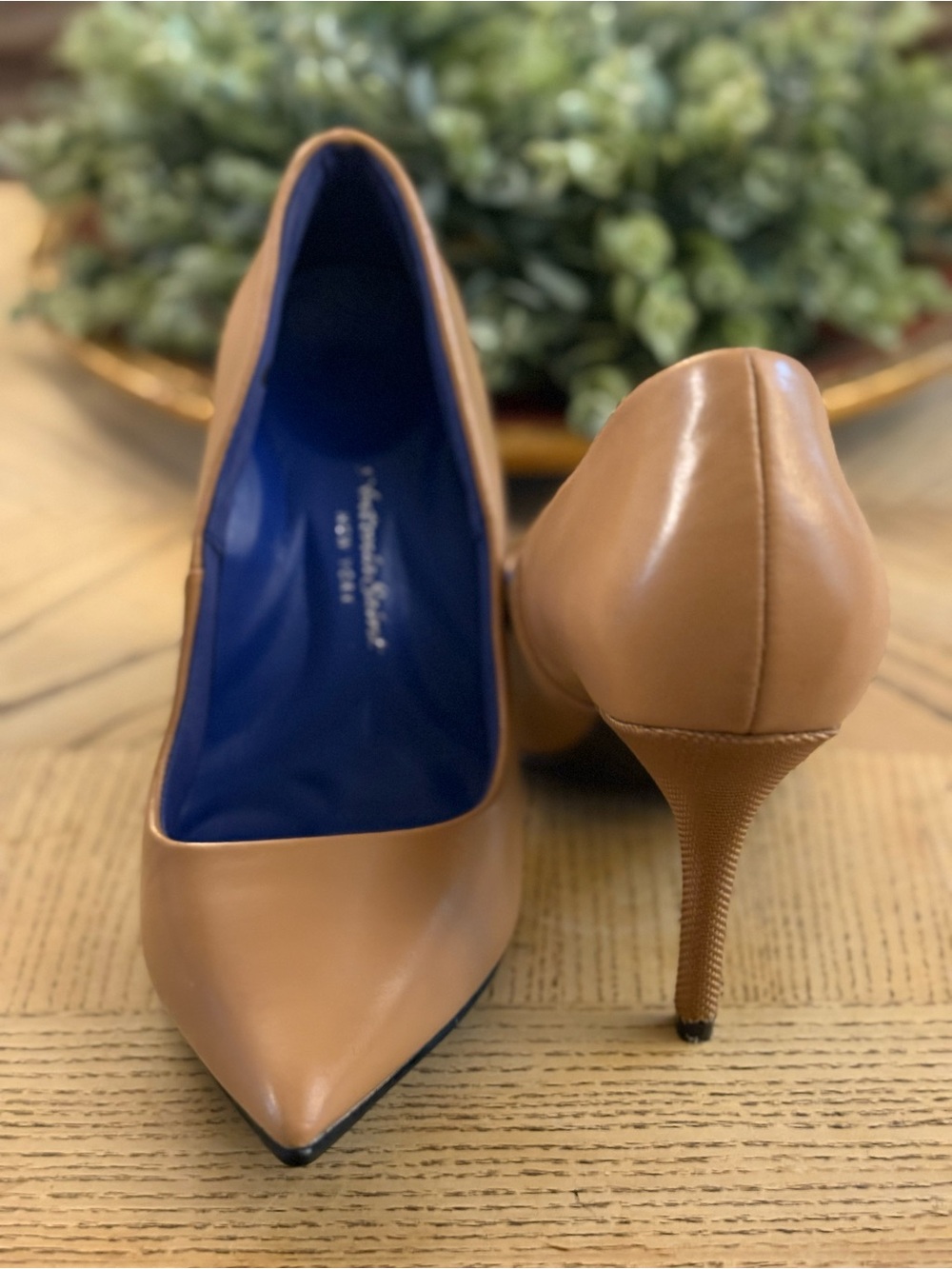 Antonia Saint Classic Tan Pointed Stiletto Heels — Sleek Everyday Pumps